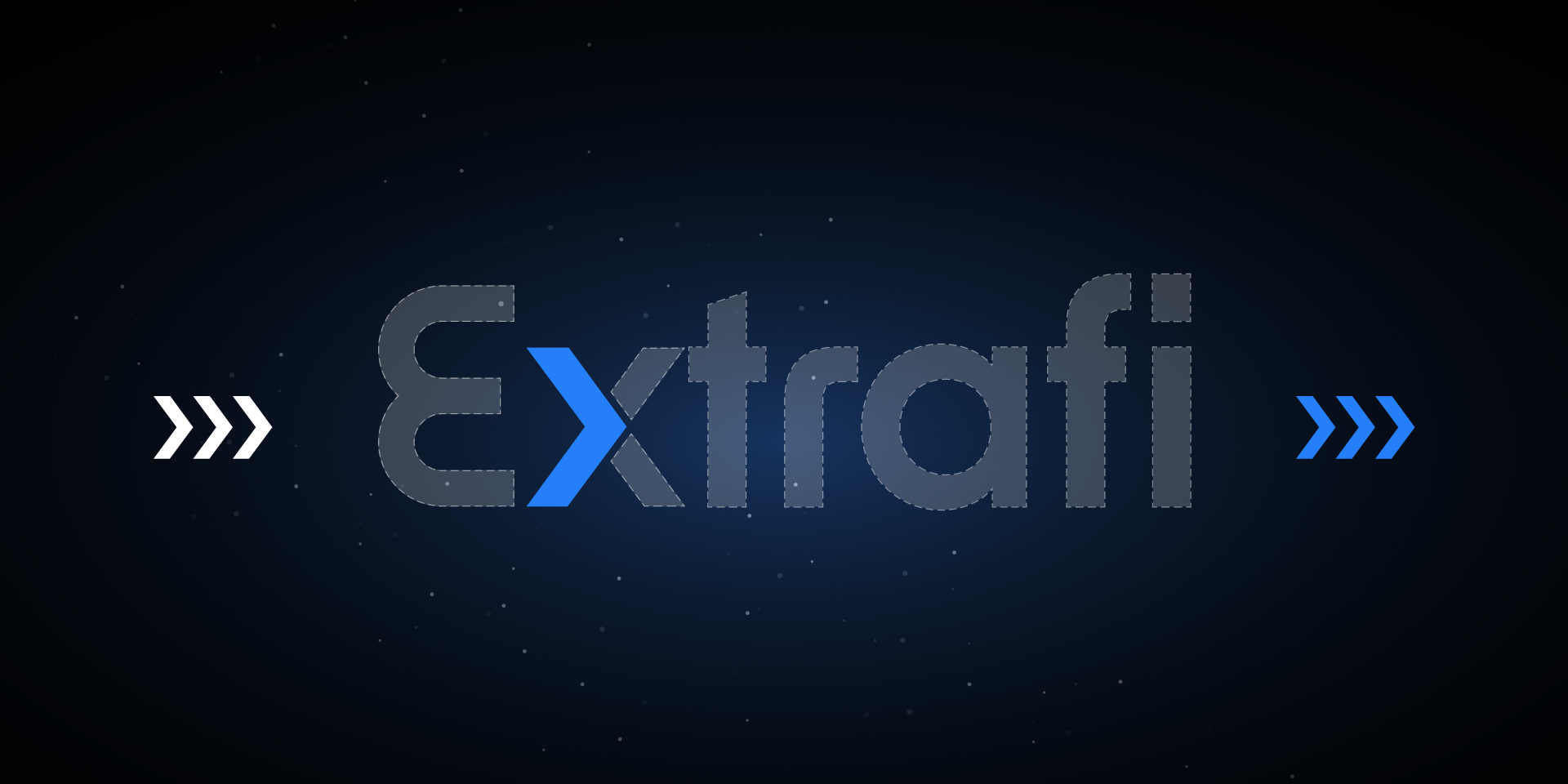 Extrafi logo arrow design breakdown